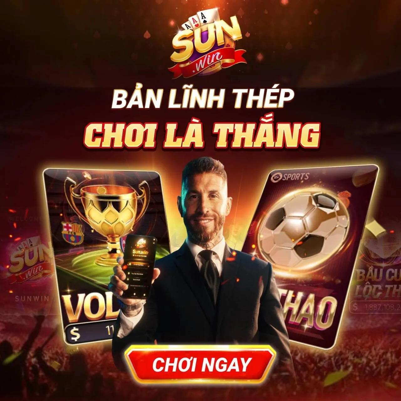 Thương vụ Sergio Ramos hợp tác Sunwin thu hút